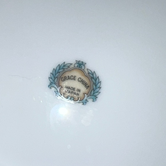 Vintage Made in Japan Bowl, Serving Dish, Grace China, Antique Floral Design - Picture 5 of 5